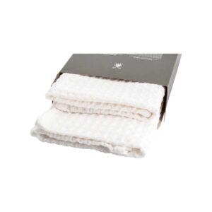 MÜHLE Shaving Towel with Square Waffel Pattern