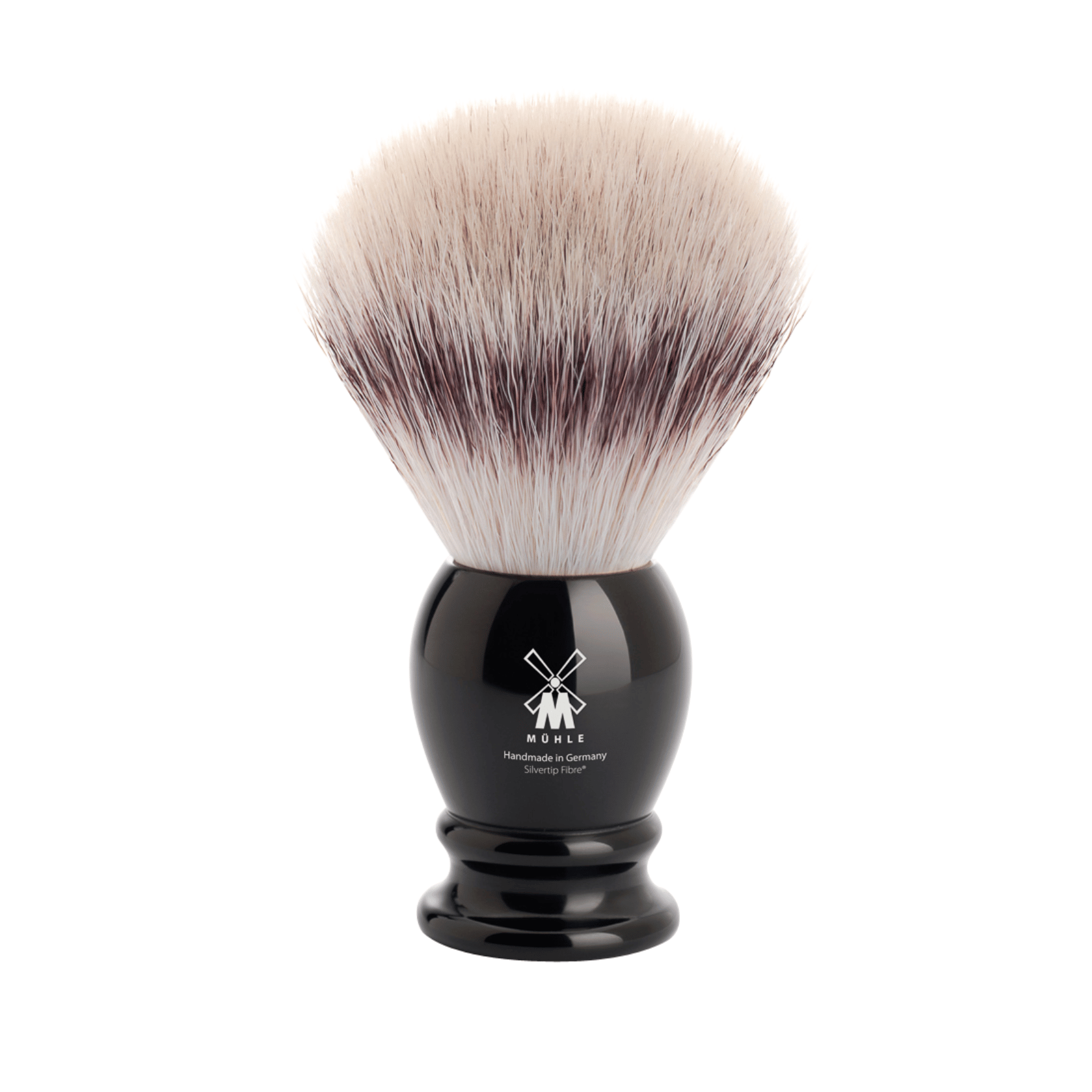 MÜHLE CLASSIC Shaving Brush, Silvertip Fibre®, Black, Large