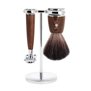MÜHLE Shaving Set RYTMO 3 Piece - Steamed Ash