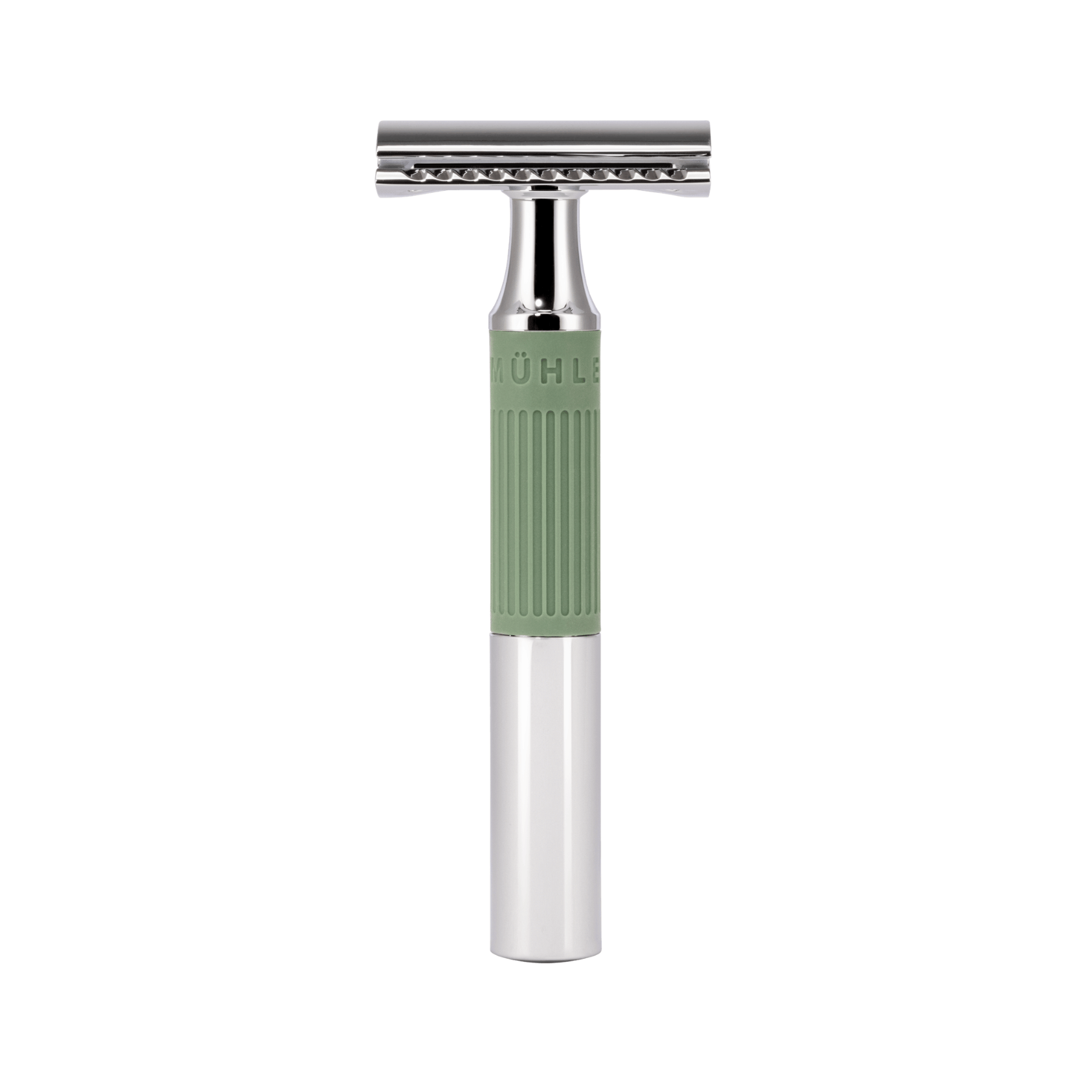 MÜHLE NEO Safety Razor, Closed Comb, Salvia Green