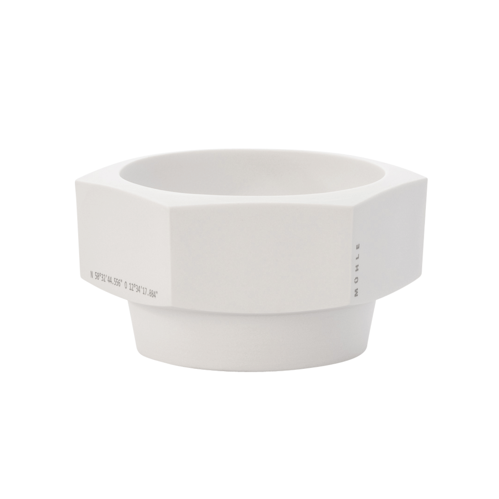 Muhle Hexagon White Porcelain Shaving Bowl