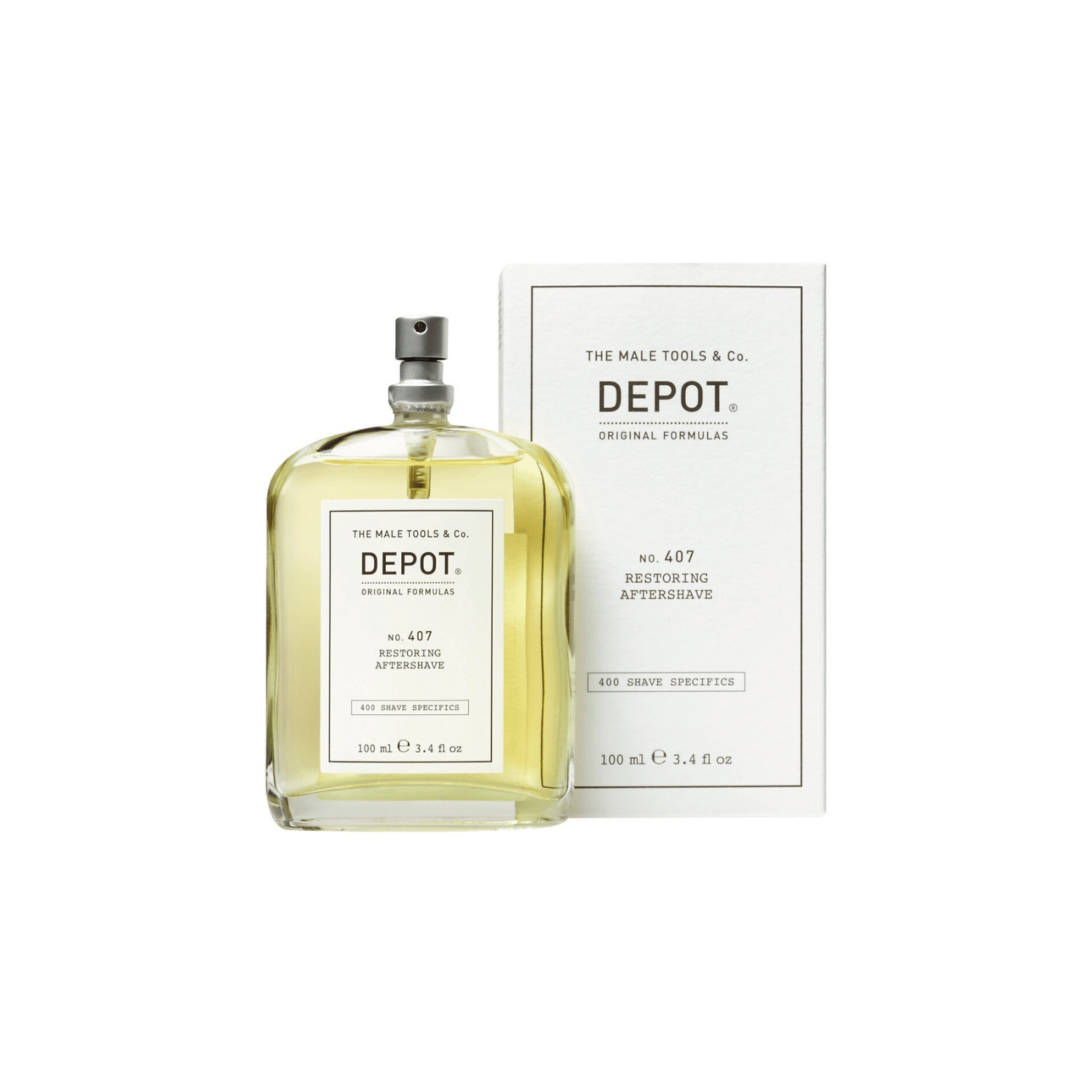 Depot - No. 407 Restoring Aftershave 100ml - Sartorial Sage